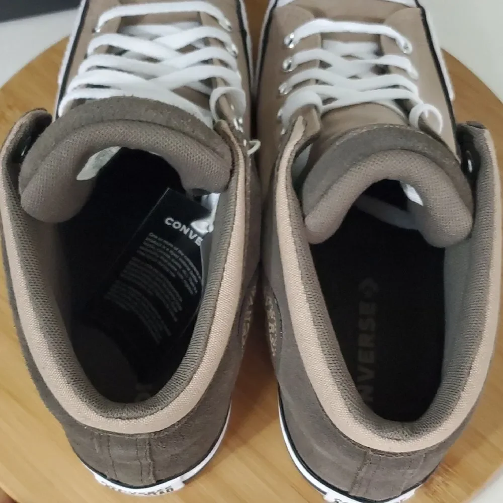 Converse All Star CTAS High Street Mid Unisex Sneakers Brown Tan M8/ W10 - Picture 7 of 10